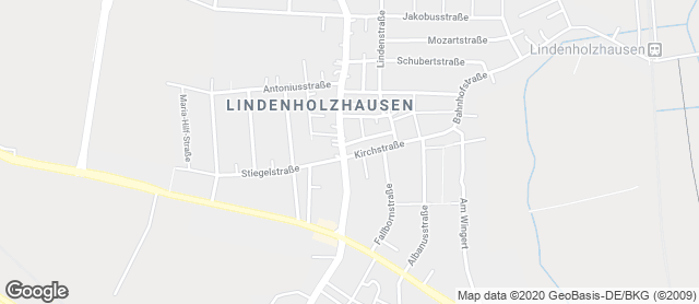 Karte mit Standort von Bäckerei Laux - Filiale Lindenholzhausen