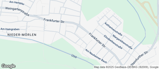 Karte mit Standort von Bäckerei Künkel GmbH Kaufland Nieder-Mörlen