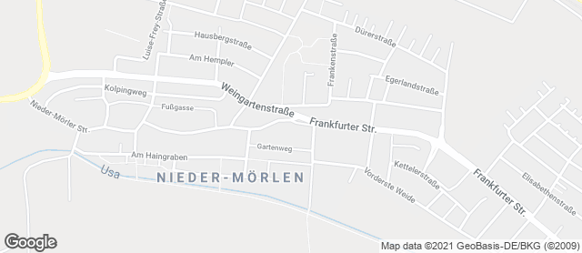 Karte mit Standort von Bäckerei Künkel GmbH  Bad Nauheim  Nieder-Mörlen