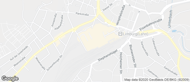 Karte mit Standort von Mühlenbäckerei Rudolf Jung GmbH Filiale Limburg (Werkstadt)