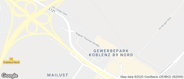 Karte mit Standort von Bäckerei Hoefer