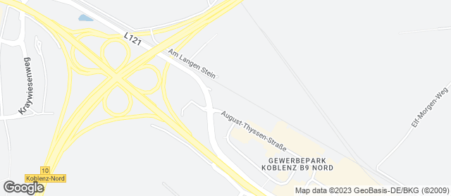 Karte mit Standort von Bäckerei Hoefer GmbH