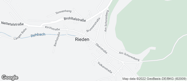 Karte mit Standort von Bäckerei Hilger