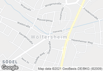 Karte mit Standort von Bäckerei Moos
