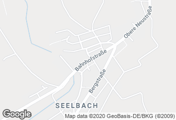 Karte mit Standort von Bäckerei Laux - Filiale Seelbach