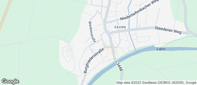 Karte mit Standort von Bäckerei Nordhofen