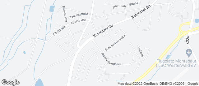Karte mit Standort von Bäckerei "Die Lohners" - Montabaur Edeka