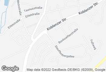 Karte mit Standort von Bäckerei "Die Lohners" - Montabaur Edeka
