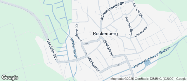 Karte mit Standort von Bäckerei Rockenbäcker