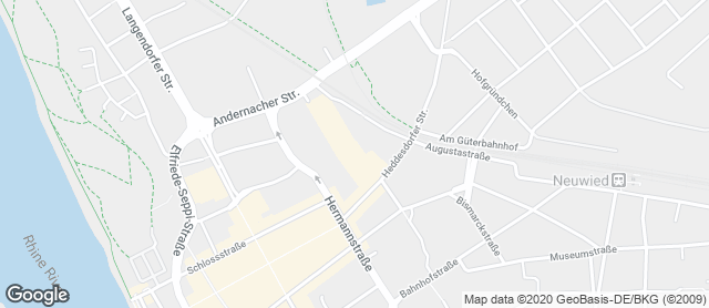 Karte mit Standort von Bäckerei "Die Lohners" - Neuwied