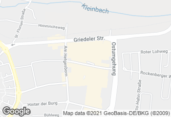 Karte mit Standort von Bäckerei Künkel GmbH   REWE