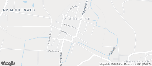 Karte mit Standort von Bäckerei Schönberger