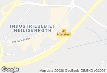 Karte mit Standort von Bäckerei Hoefer