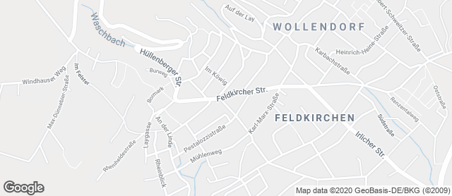 Karte mit Standort von Bäckerei Geisen GmbH