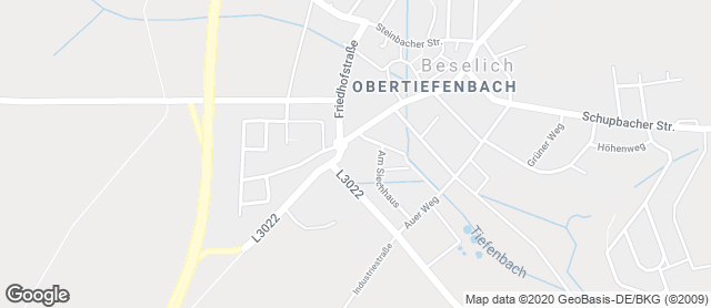 Karte mit Standort von Mühlenbäckerei Rudolf Jung GmbH Filiale Obertiefenbach (im Norma)