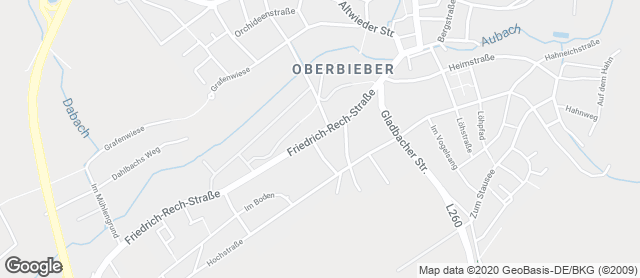 Karte mit Standort von Edeka Oberbieber