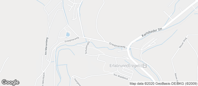 Karte mit Standort von Bäckerei Lang Filiale Erlabrunn
