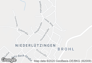 Karte mit Standort von Bäckerei Mausbach's Brotkörbchen