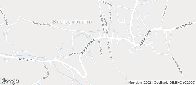 Karte mit Standort von Bäckerei Müller