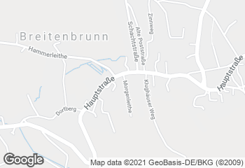 Karte mit Standort von Bäckerei Müller