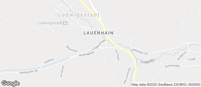 Karte mit Standort von Bäckerei-Café Sesselmann Ludwigsstadt
