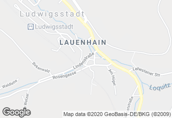 Karte mit Standort von Bäckerei-Café Sesselmann Ludwigsstadt