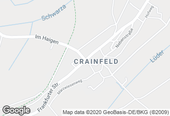 Karte mit Standort von Bäckerei Müller