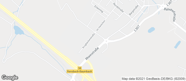 Karte mit Standort von Bäckerei - Cafe Grund