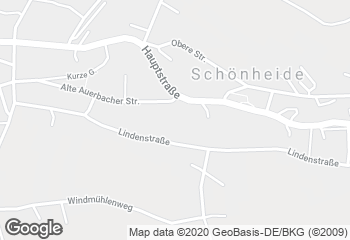 Karte mit Standort von Fachgeschäft Schönheide / Netto-Markt