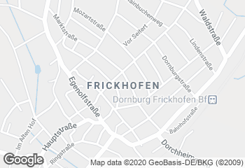 Karte mit Standort von Mühlenbäckerei Rudolf Jung GmbH Filiale Frickhofen