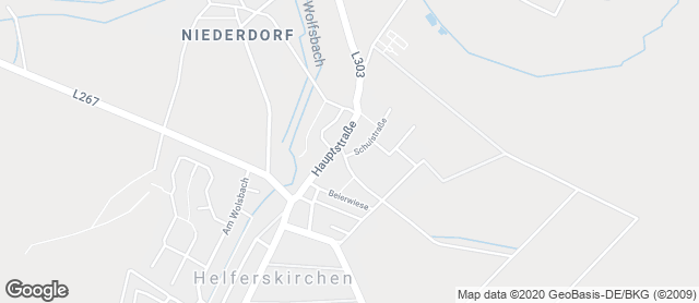 Karte mit Standort von Bäckerei Jens Selbach