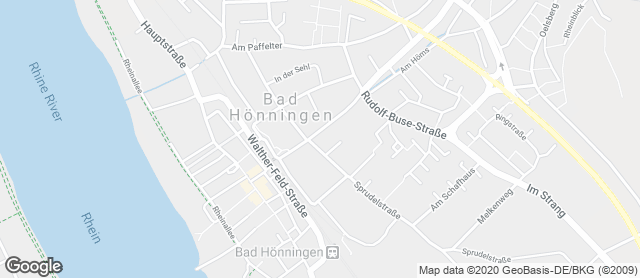 Karte mit Standort von Bäckerei Geisen GmbH