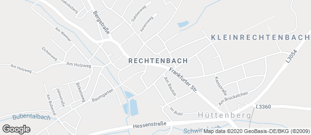 Karte mit Standort von Bäckerei Langsdorf