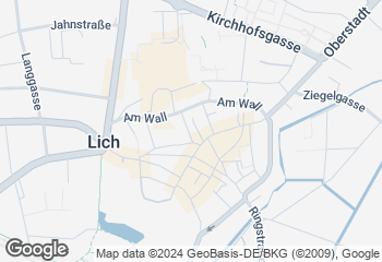 Karte mit Standort von Bäckerei Karl - Wochenmarkt in Lich