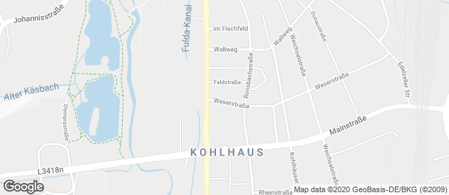 Karte mit Standort von Bäckerei Katzer