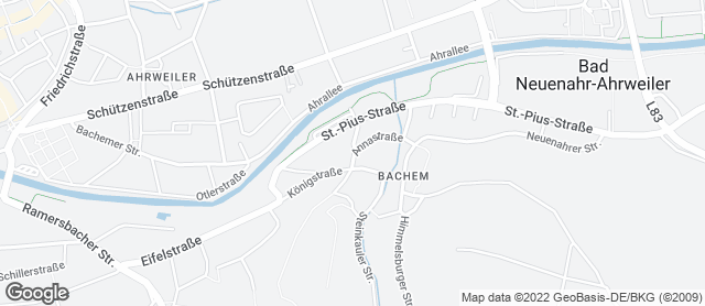 Karte mit Standort von Bäckerei Konditorei Schmitz GbR