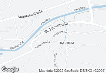 Karte mit Standort von Bäckerei Konditorei Schmitz GbR
