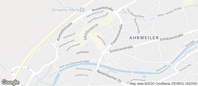 Karte mit Standort von Bäckerei & Konditorei Volker Schragen
