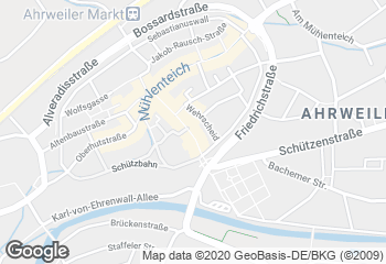Karte mit Standort von Bäckerei & Konditorei Volker Schragen