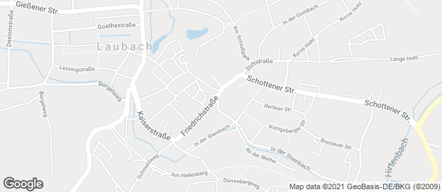 Karte mit Standort von Café Göbel