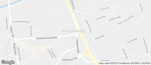 Karte mit Standort von Bäckerei Hoefer