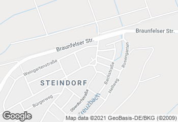 Karte mit Standort von Die gute Dalheimer Backstube  Filiale Steindorf