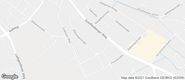 Karte mit Standort von Bäckerei Künkel GmbH  Gießen