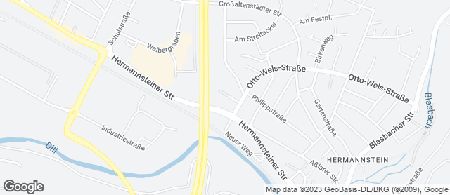 Karte mit Standort von Bäckerei Künkel GmbH Kaffeehaus Wetzlar