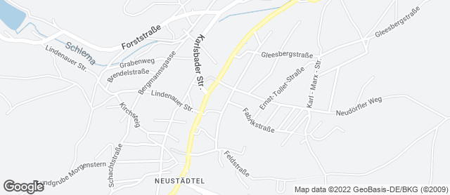 Karte mit Standort von Fachgeschäft Schneeberg / Netto-Markt