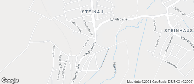 Karte mit Standort von Bäckerei Schickling  Filiale Petersberg-Steinau