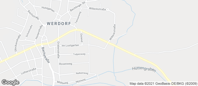 Karte mit Standort von Bäckerei Volkmann Netto Werdorf