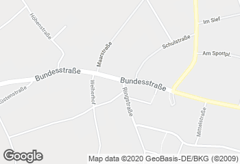 Karte mit Standort von Bäckerei Andreas Neuß in Kesternich