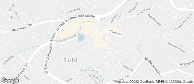 Karte mit Standort von Bäckerei Krüger
