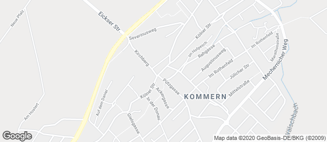 Karte mit Standort von Bäckerei Quasten